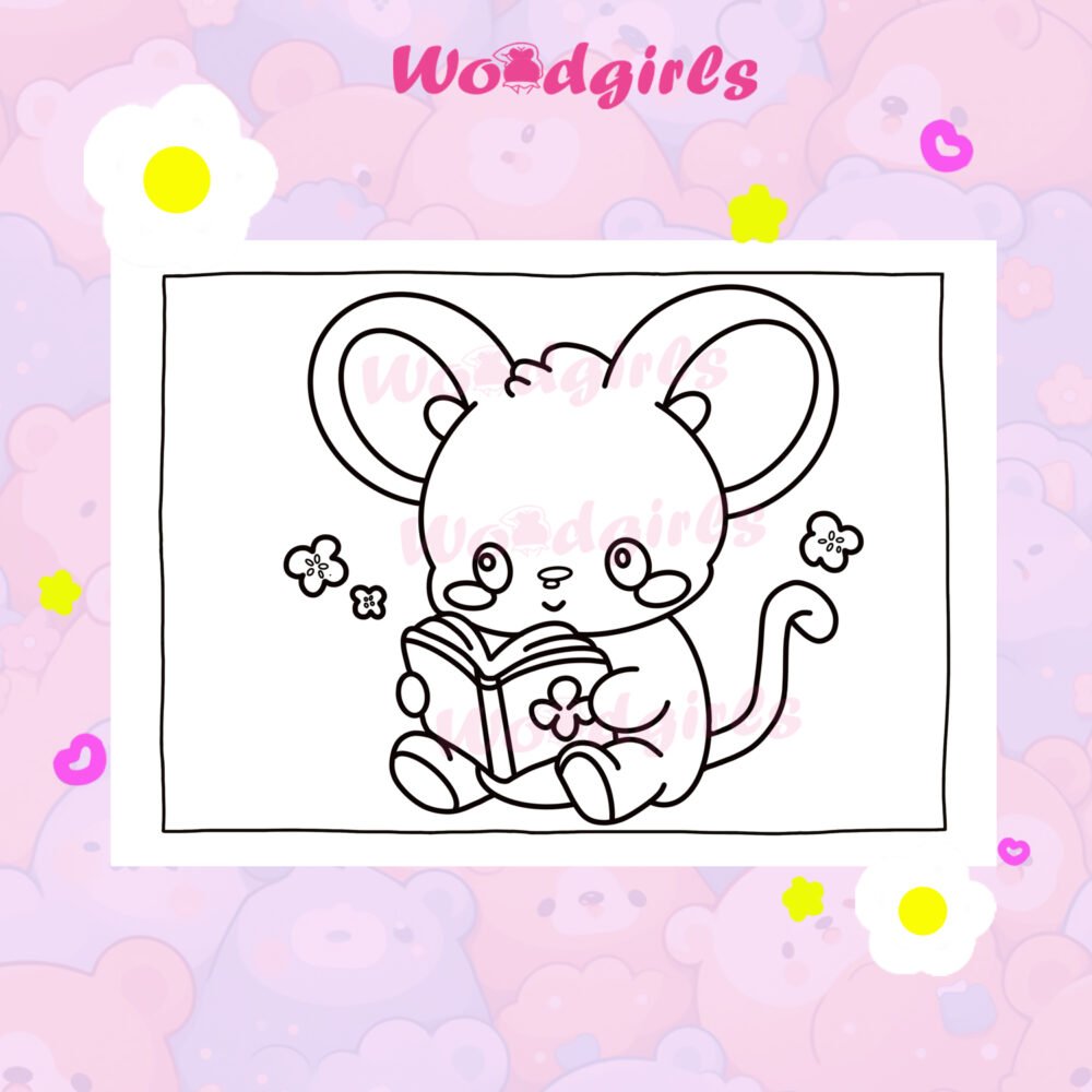 'Lucy Mouse' Coloring Book