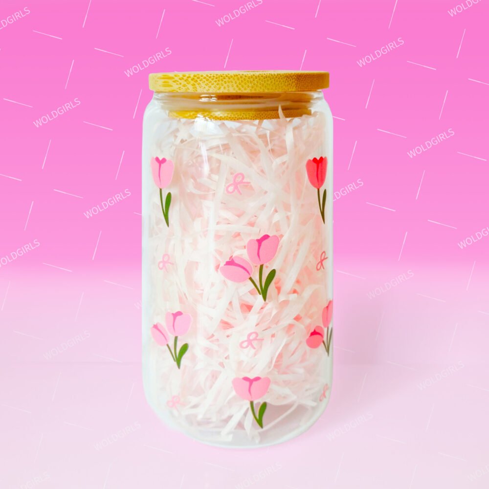 Tulip Clear 16 oz Glass Cup