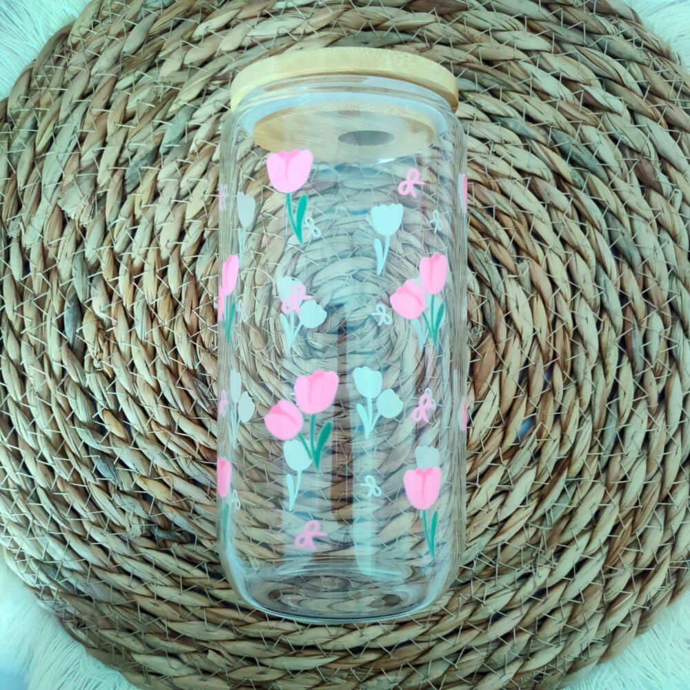 Tulip Clear 16 oz Glass Cup