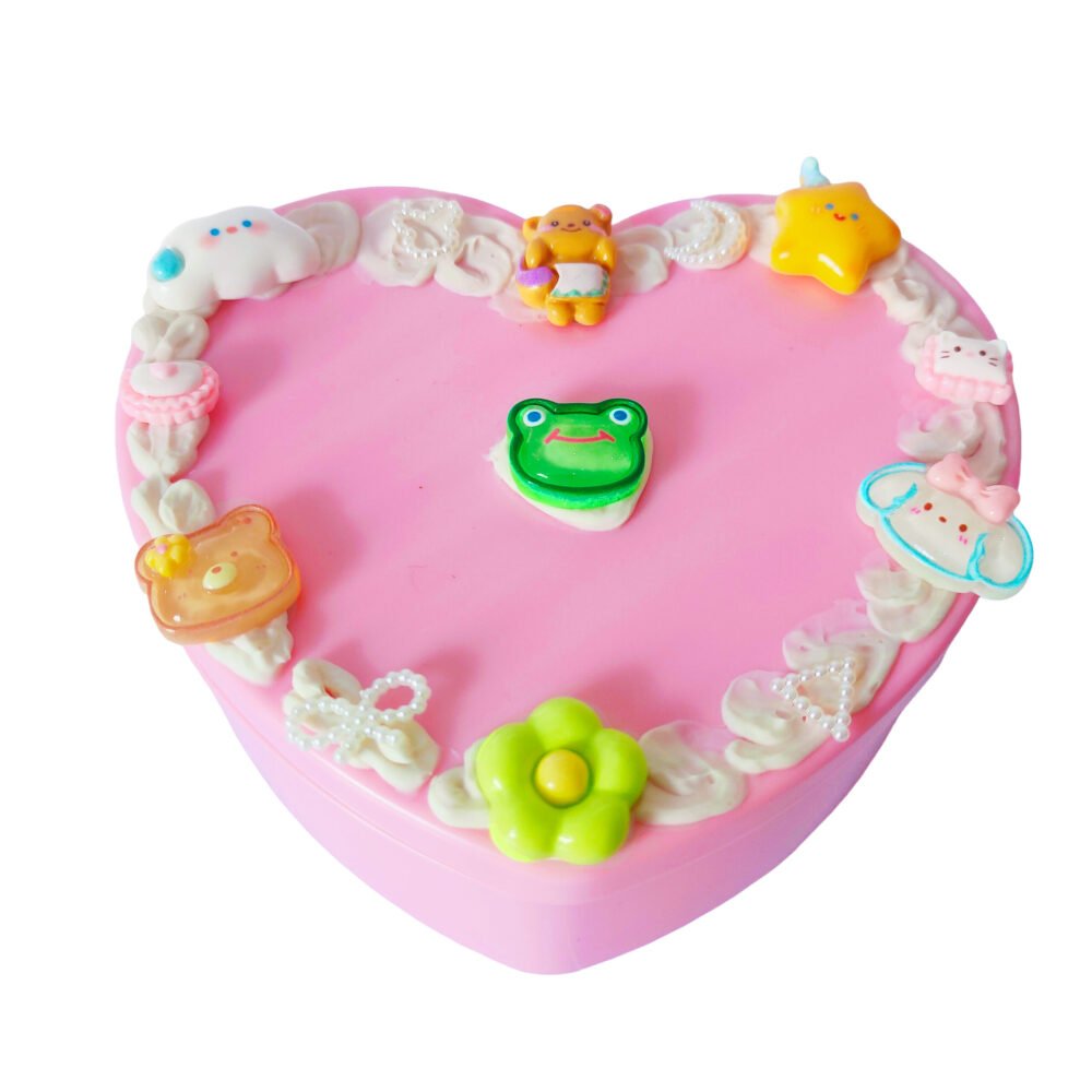 Cute Bear Fake Cake Jewelry Box